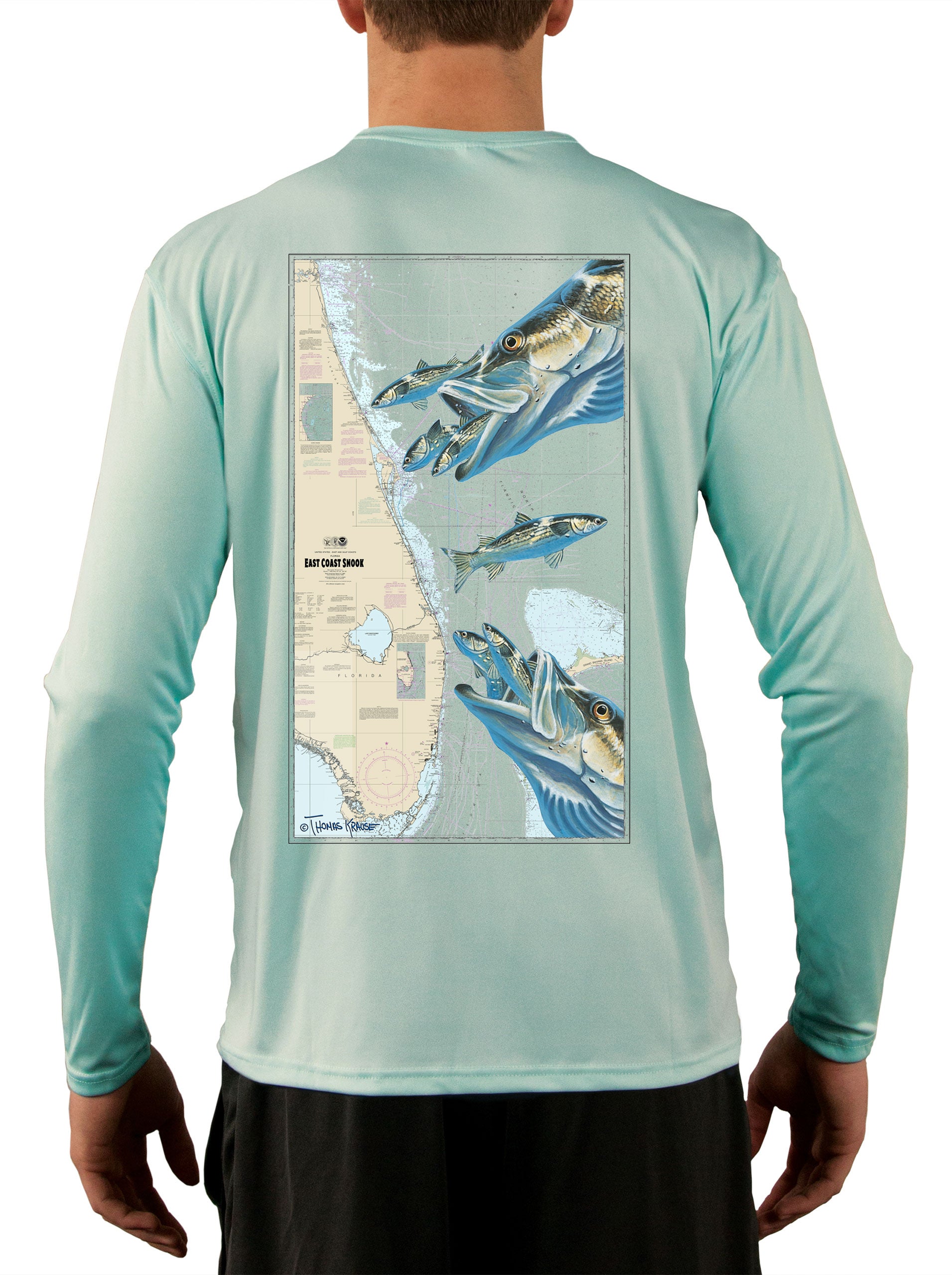 Florida East Coast Snook Fishing Shirts Florida or Snook Scale Sleeve –  Skiff Life