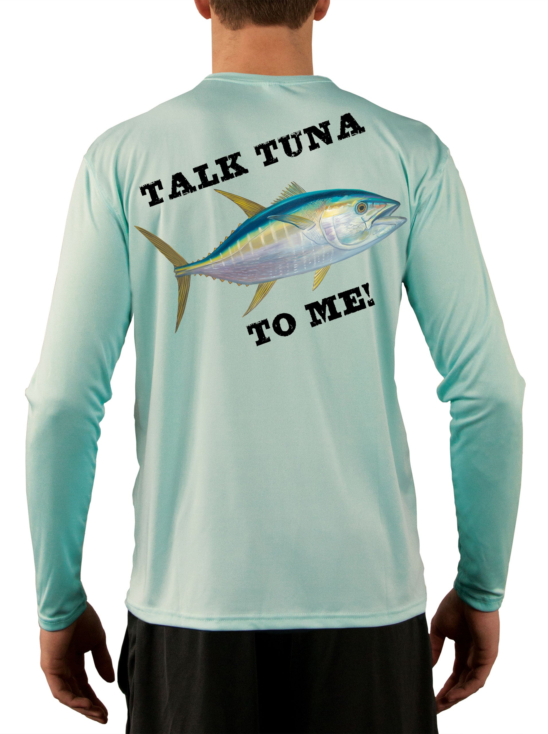 Long Sleeve QuickDry Performance Fishing Shirt - Tuna Design | Coastal  Fishing