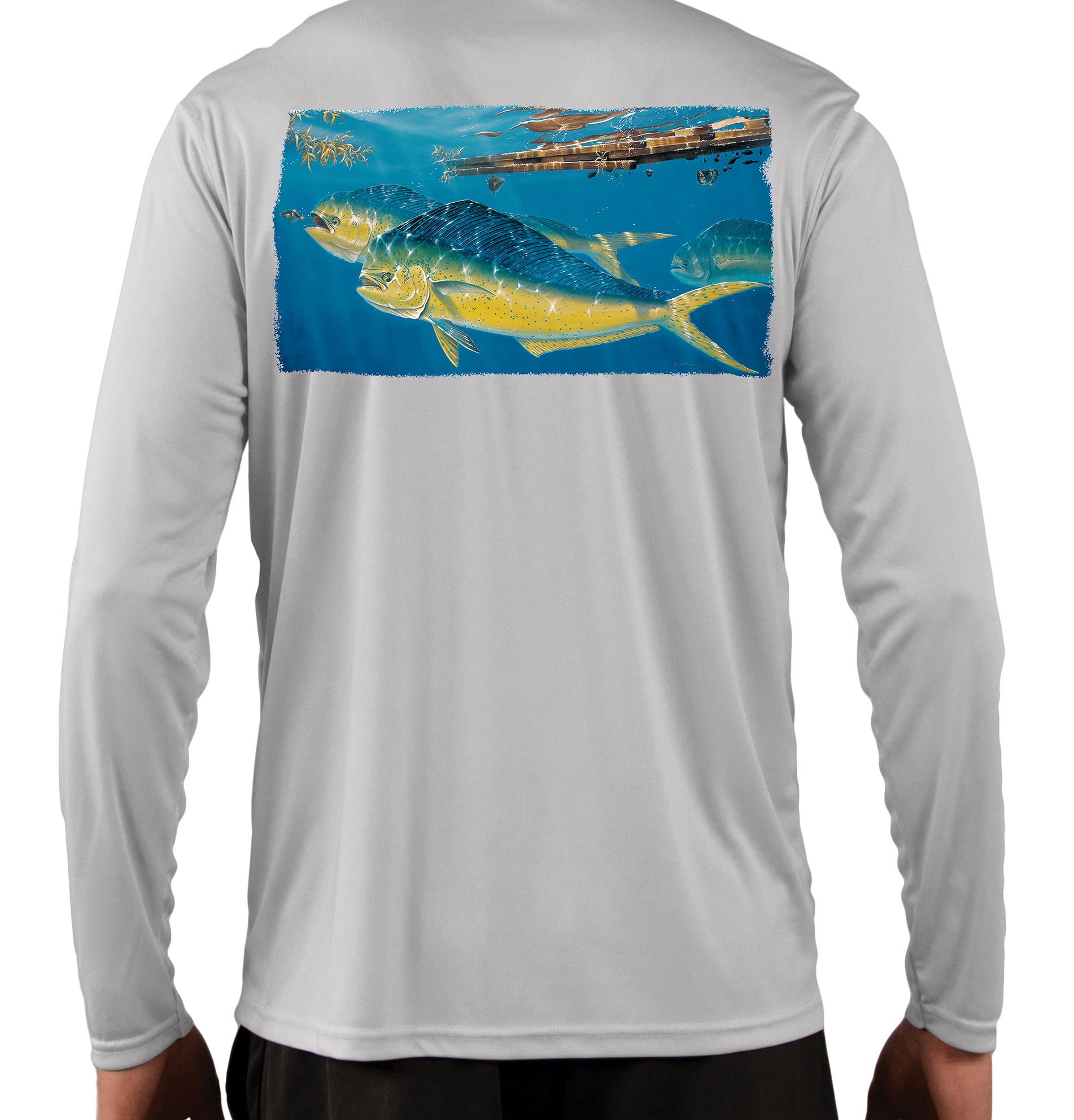 Mahi Dorado Dolfin Fishing Shirts Men's Quick Dry Lightweight UPF 50+ –  Skiff Life