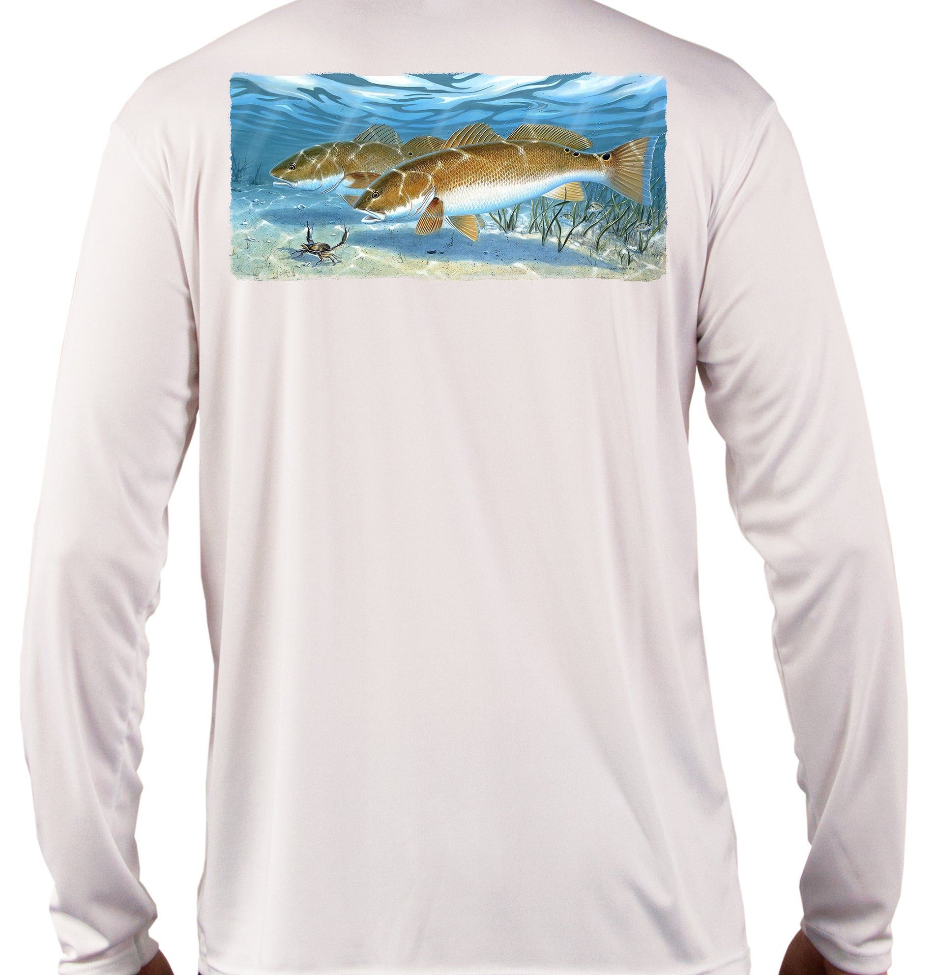 Redfish Hunting Blue Crab Fishing Shirts Men's Quick Dry Lightweight U –  Skiff Life