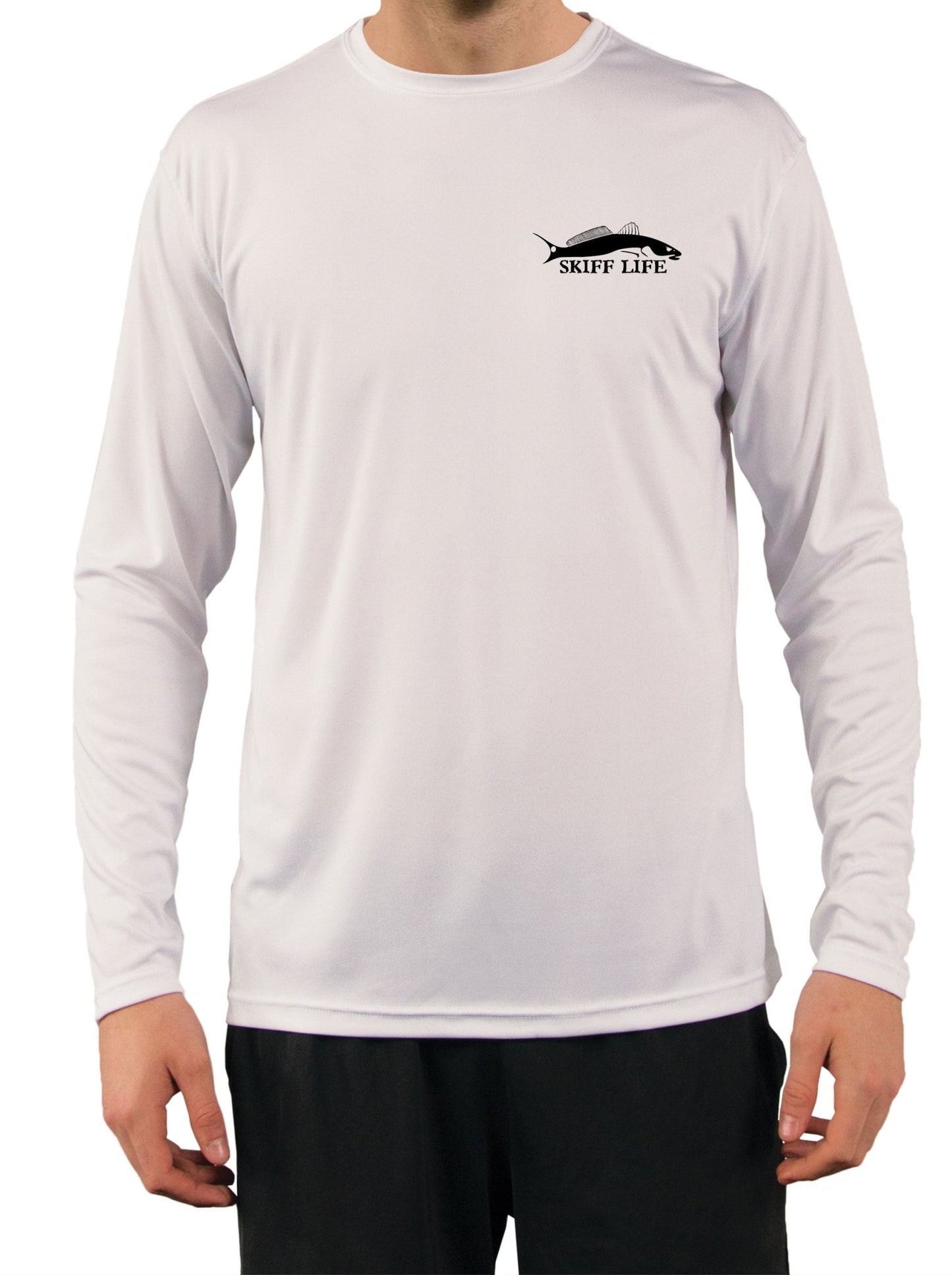 Big and Tall Long Sleeve Fishing Shirts - UV Protected Sun Protection Moisture Wicking - Up to 4XL - Skiff Life