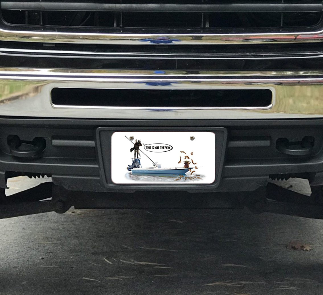 Custom Fishing License Plate Covers | Personalized Fish License Tag Frames for Cars, Trucks, SUVs - Skiff Life