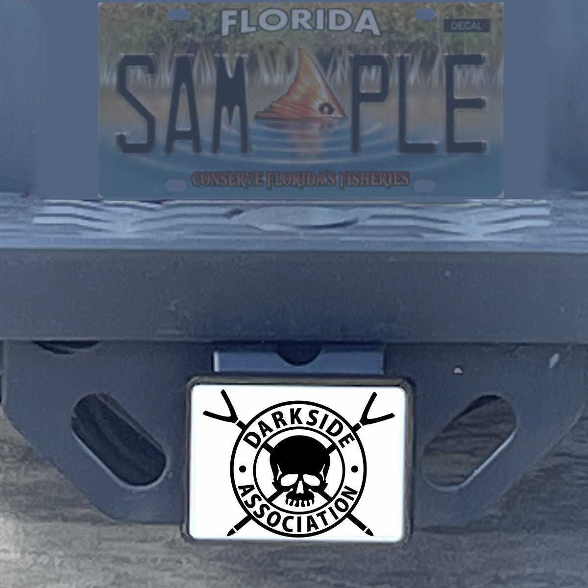 Custom Trailer Hitch Covers - Skiff Life