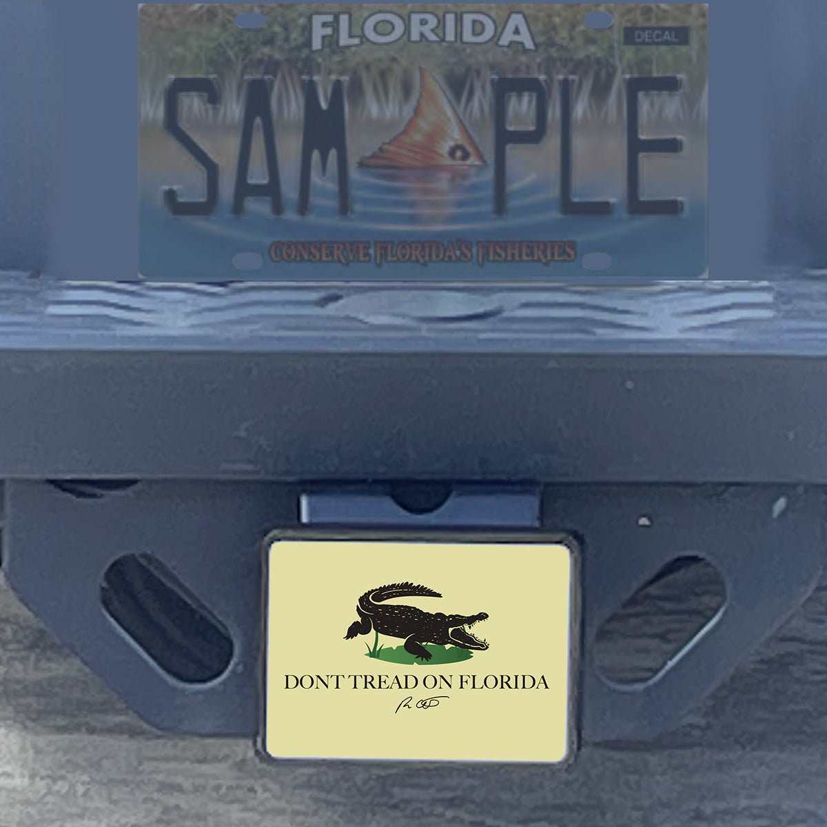 Custom Trailer Hitch Covers - Skiff Life