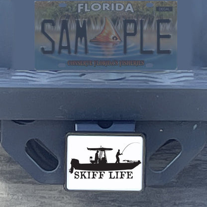 Custom Trailer Hitch Covers - Skiff Life