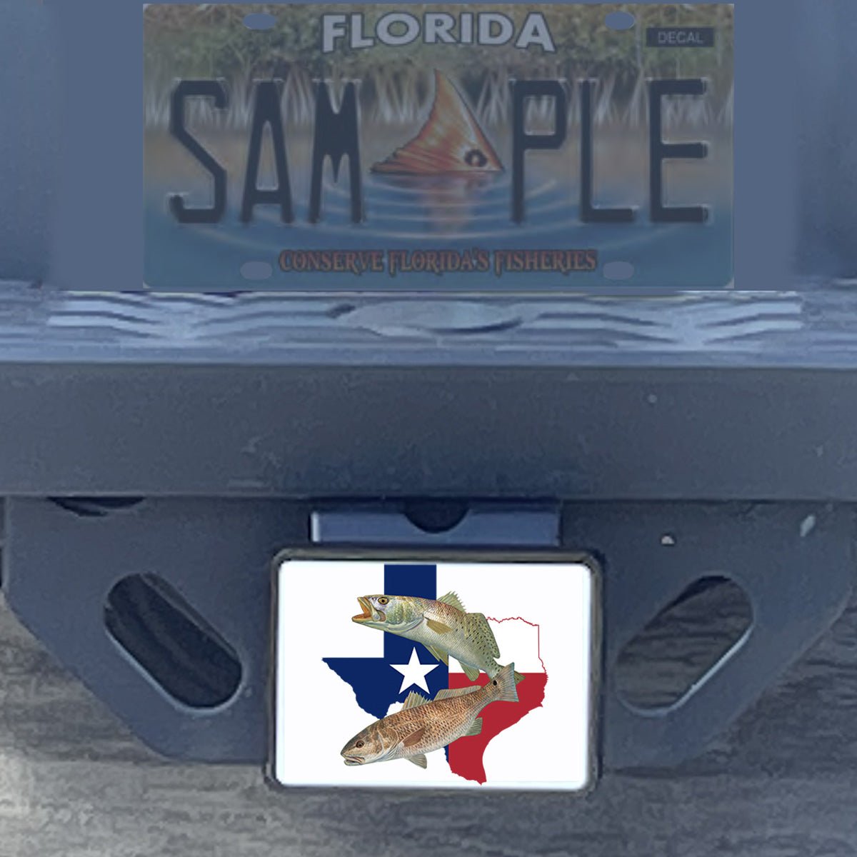 Custom Trailer Hitch Covers - Skiff Life