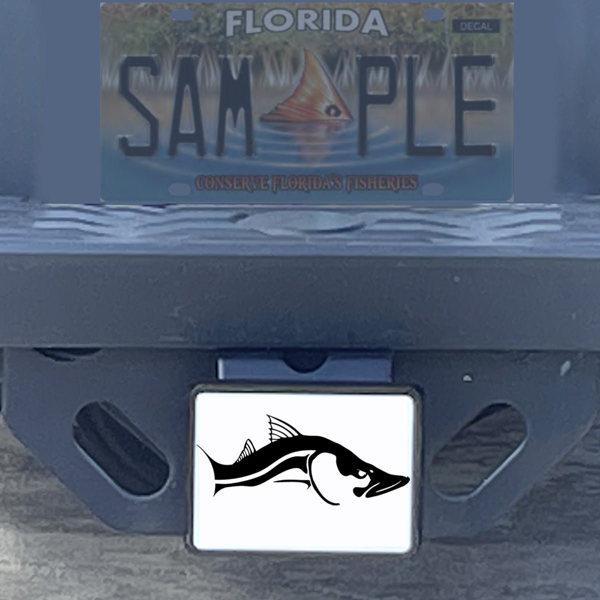 Custom Trailer Hitch Covers - Skiff Life