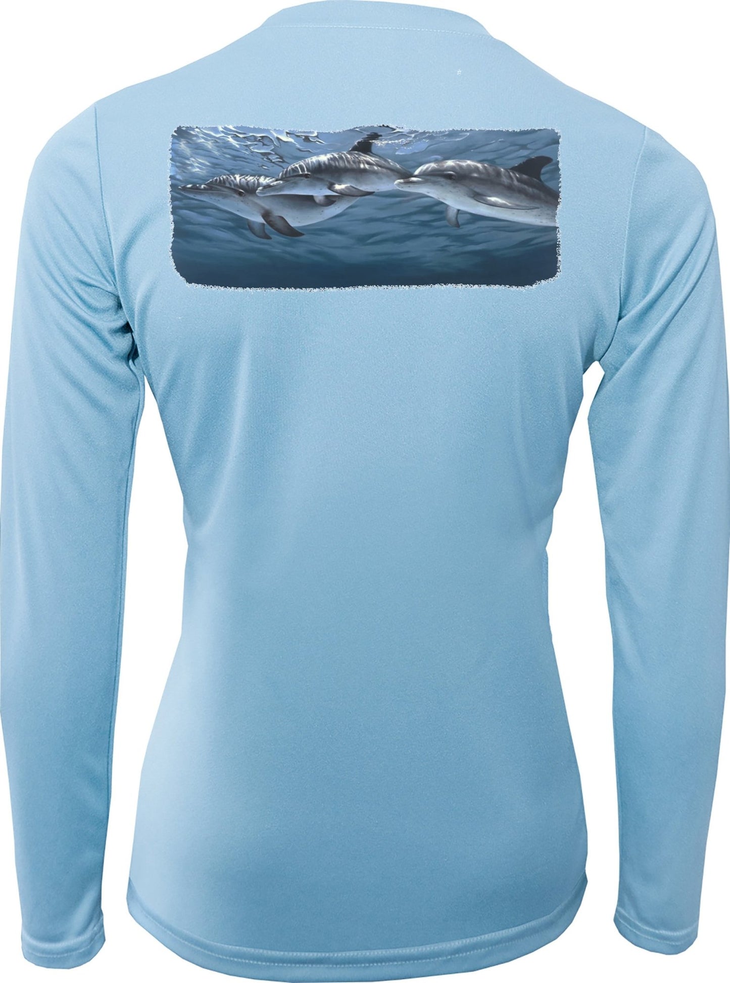 Dolphins Swimming TShirt for Women by Skiff Life - Skiff Life