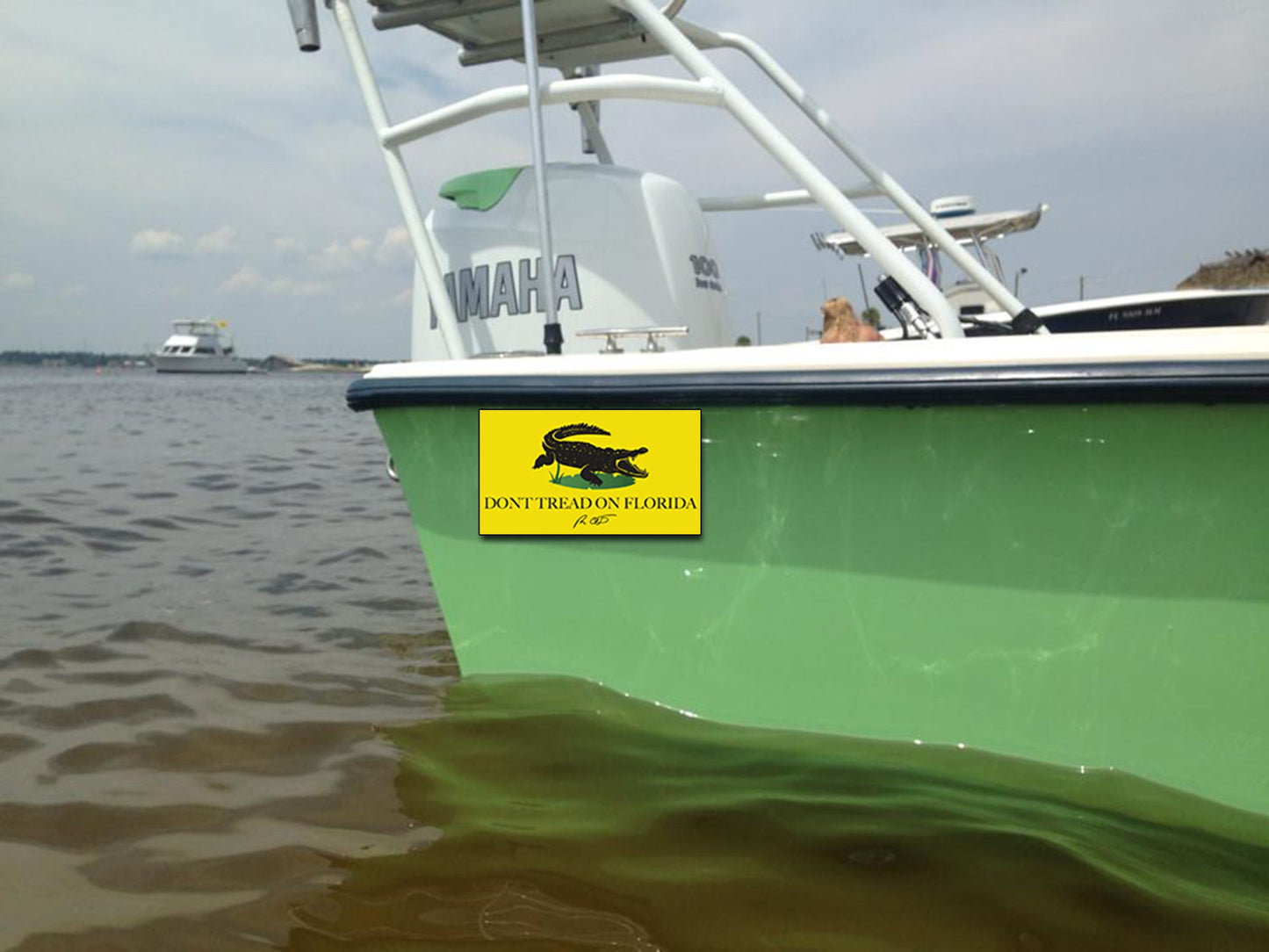 Don't Tread on Florida Decal Sticker - Skiff Life