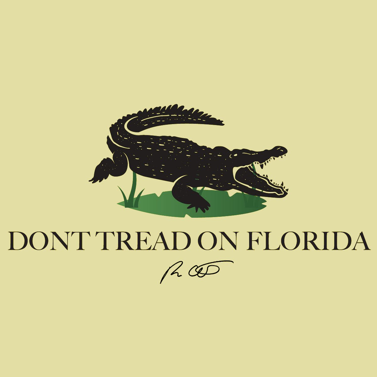 Don't Tread On Florida Fishing Shirt with Optional Flag Sleeve - Skiff Life