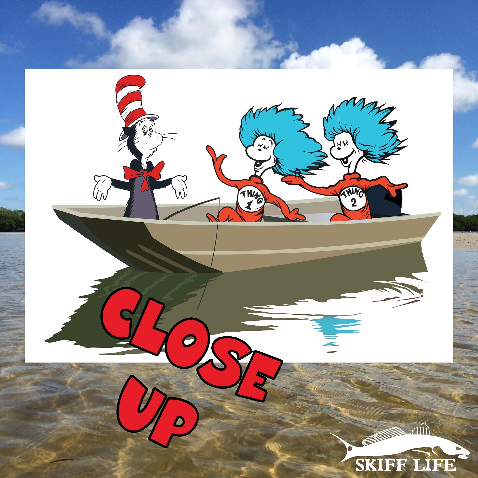 Dr. Seuss The Grinch Who Stole Christmas Fishmas Fishing Shirts by Skiff Life - Skiff Life