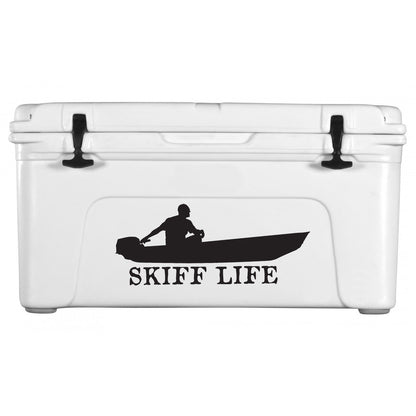 Jon Boat Decals Aluminum Boat 8X3 Outdoor Vinyl Sticker - Skiff Life