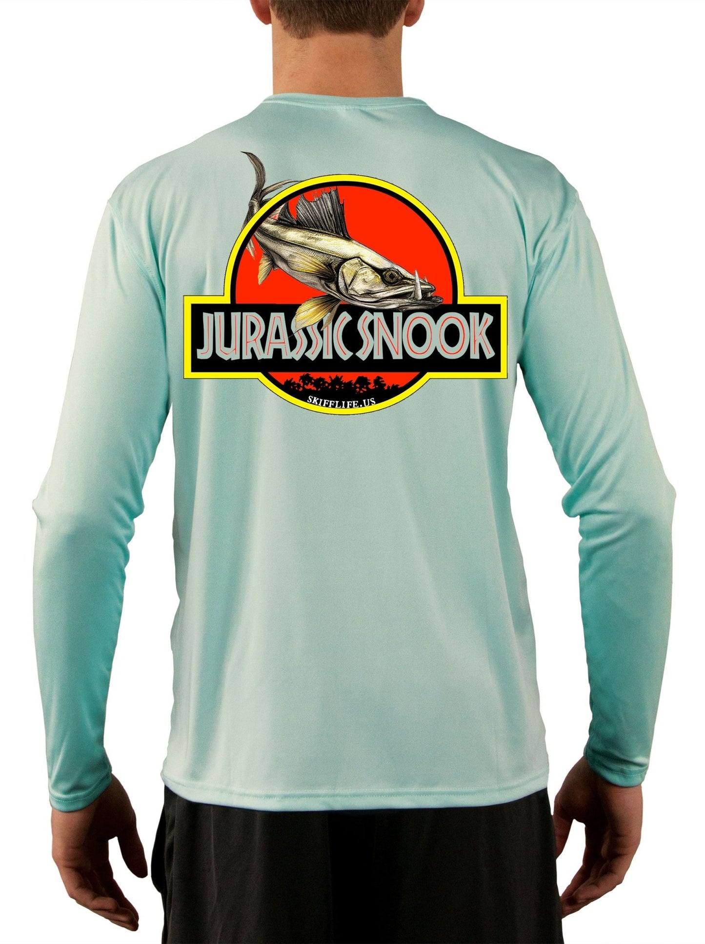 Jurassic Snook with Florida Optional Flag Sleeve - Skiff Life