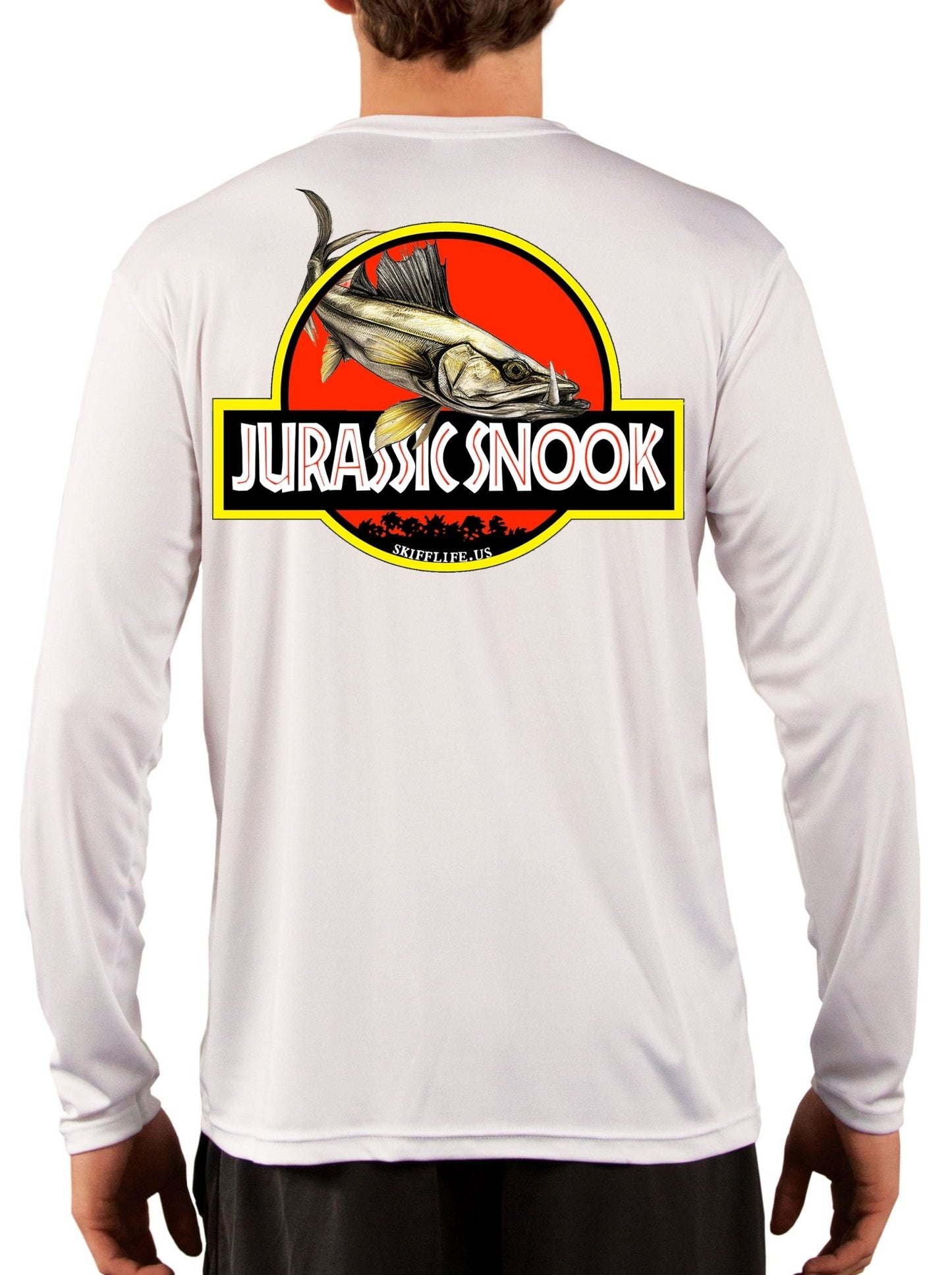 Jurassic Snook with Florida Optional Flag Sleeve - Skiff Life