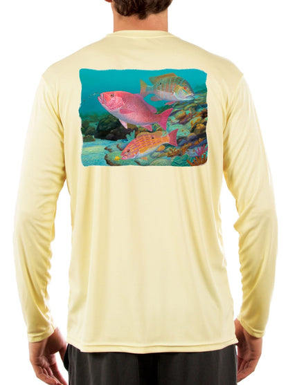 Snapper Trifecta Fishing Shirts by Skiff Life - Skiff Life