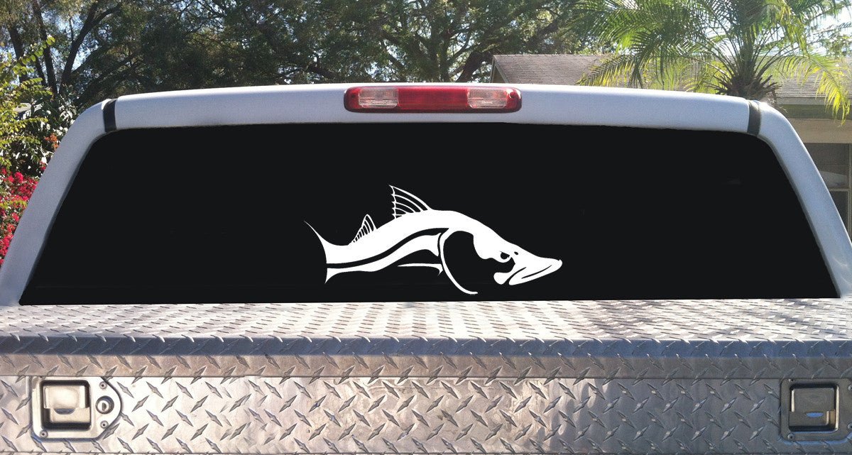 Snook Decal in Black or White by Skiff Life - Skiff Life