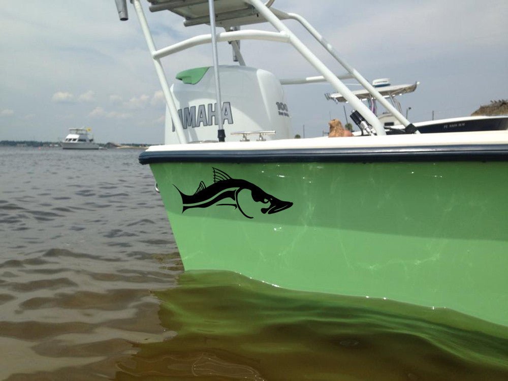 Snook Decal in Black or White by Skiff Life - Skiff Life