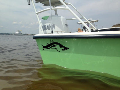 Snook Decal in Black or White by Skiff Life - Skiff Life