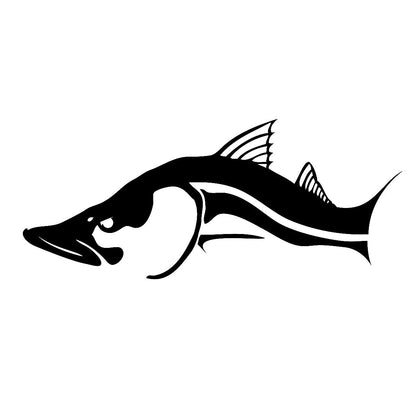 Snook Decal in Black or White by Skiff Life - Skiff Life