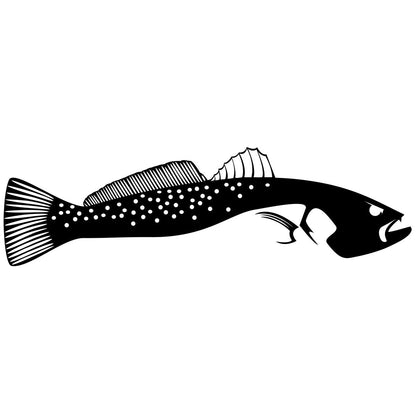 Speckled Sea Trout Decal UV - Protected Vinyl Sticker for Boats, Trucks, Coolers - Skiff Life