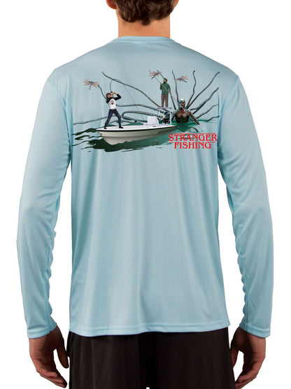 Stranger Fishing with Eddie, Dustin and Vecna Fishing Shirt - Skiff Life