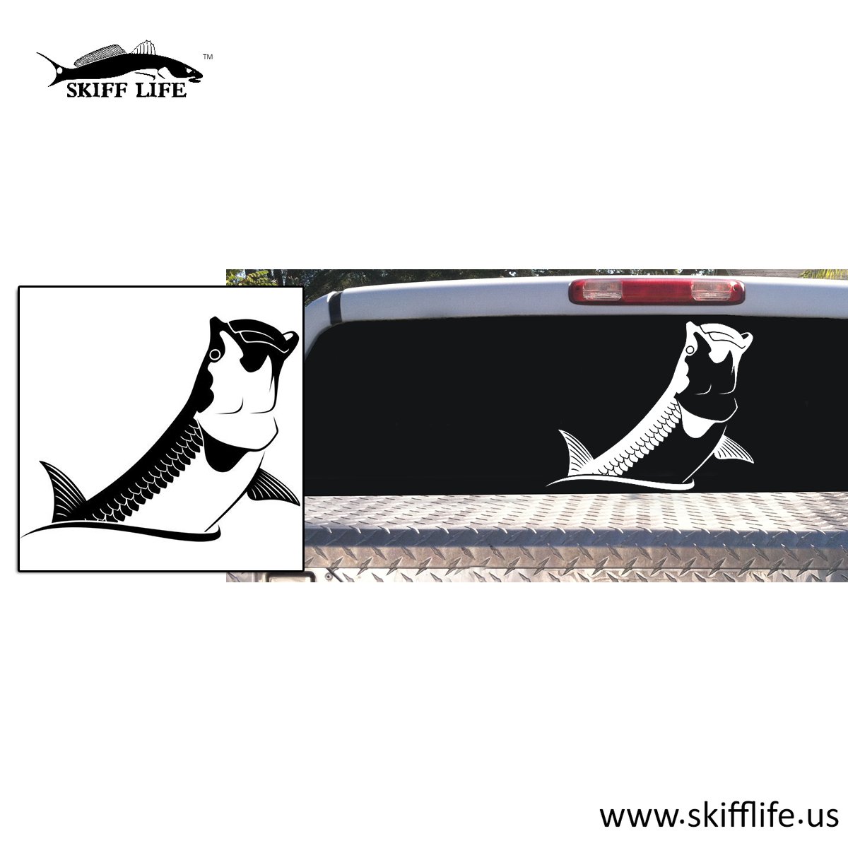 Tarpon Decals - Skiff Life