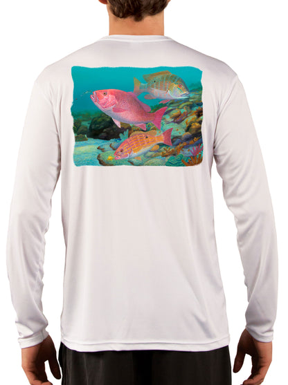 Snapper Trifecta Fishing Shirts by Skiff Life - Skiff Life