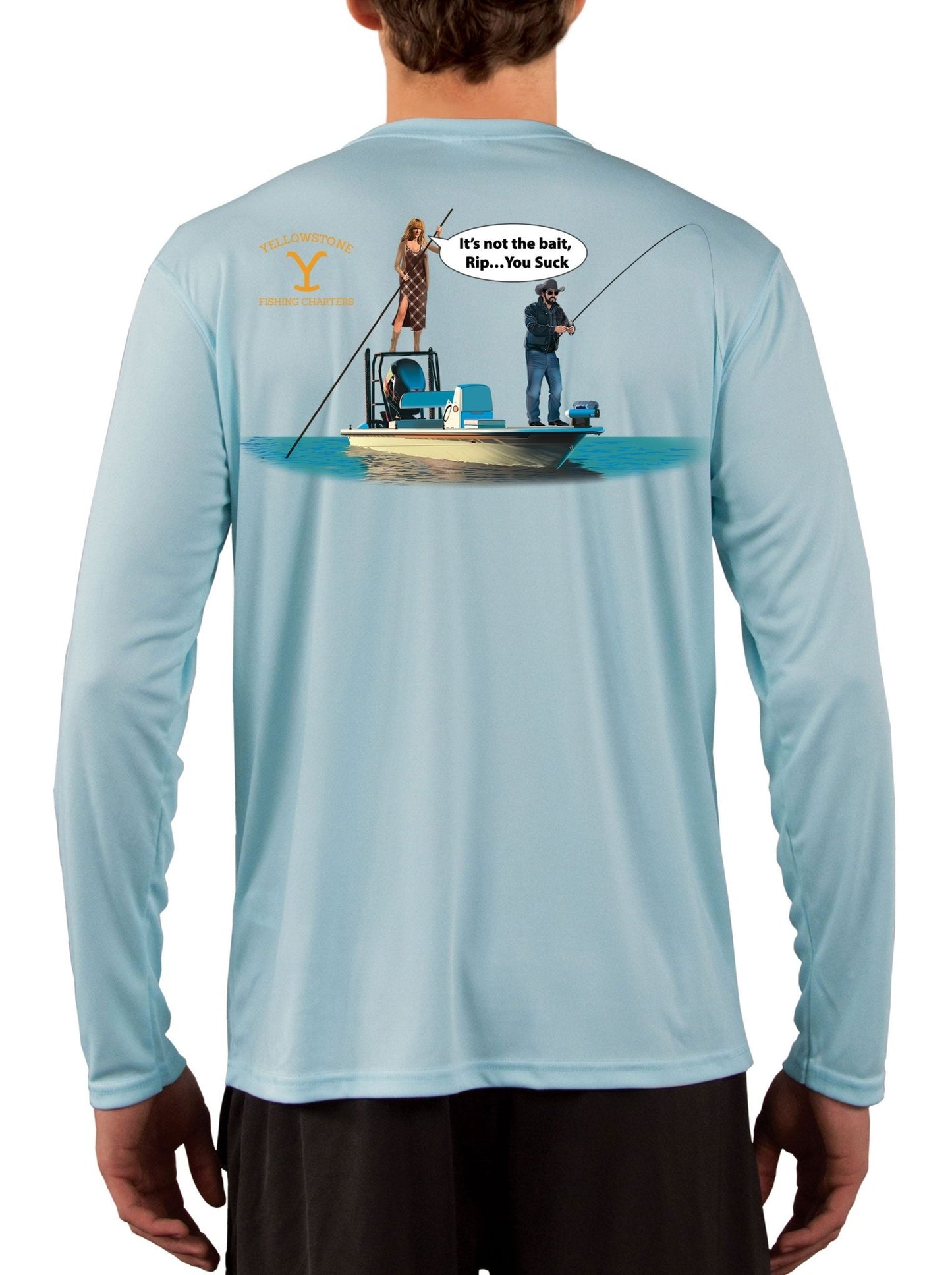 Yellowstone Shirt Beth Dutton Ranch & Rip Long Sleeve, Moisture Wicking Fabric, 50+ UPF Fabric for UV Protection - Skiff Life