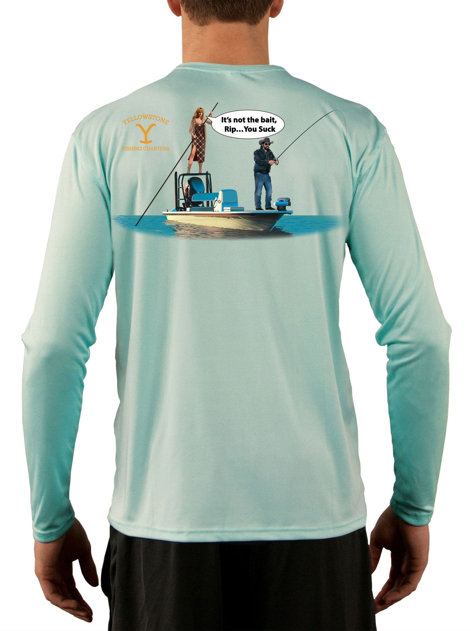 Yellowstone Shirt Beth Dutton Ranch & Rip Long Sleeve, Moisture Wicking Fabric, 50+ UPF Fabric for UV Protection - Skiff Life