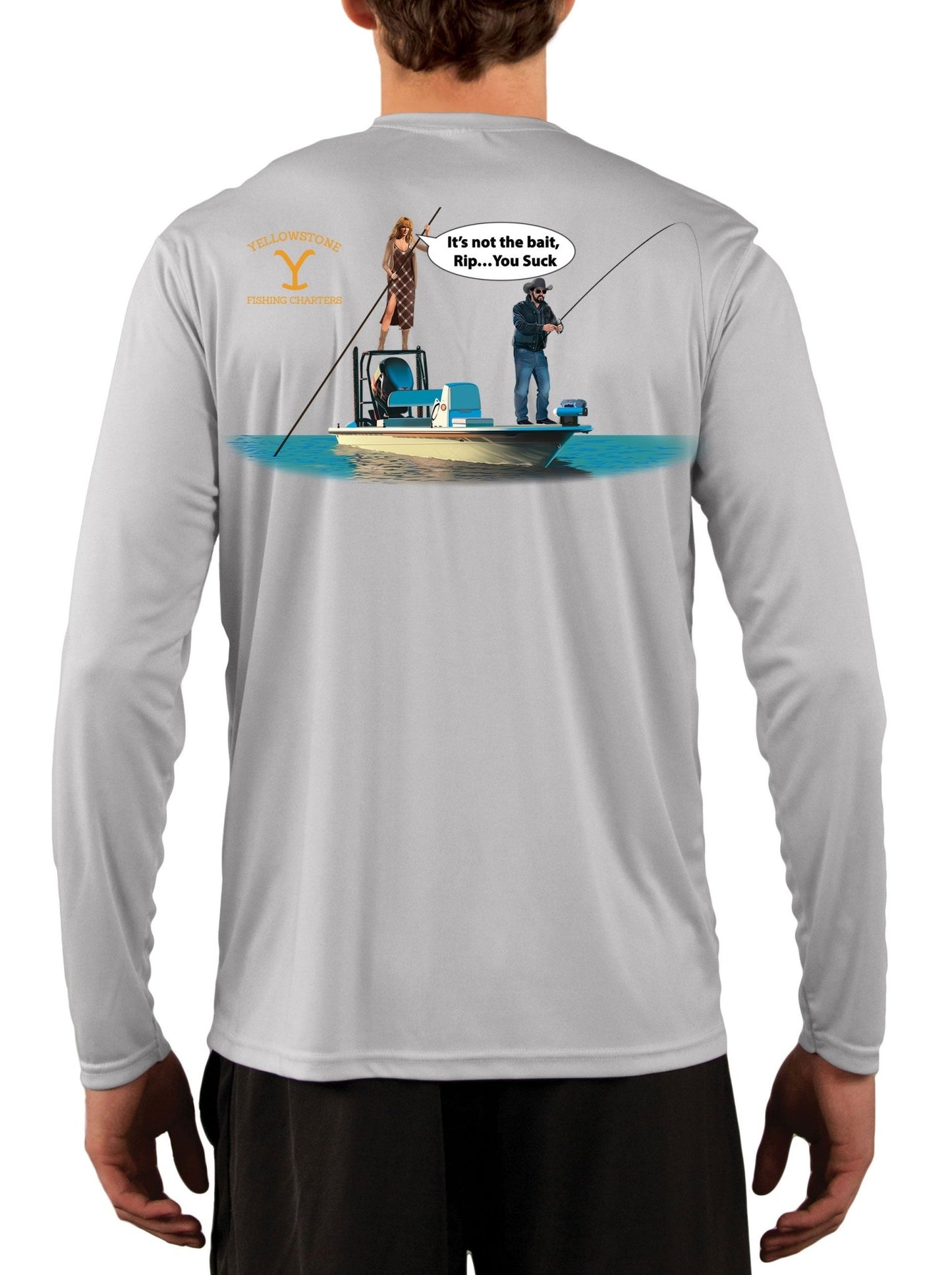 Yellowstone Shirt Beth Dutton Ranch & Rip Long Sleeve, Moisture Wicking Fabric, 50+ UPF Fabric for UV Protection - Skiff Life