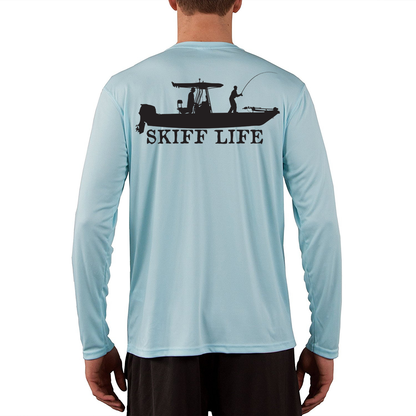 T-Top Boat Shirt Design Long Sleeve Mens Fishing Shirt - Skiff Life