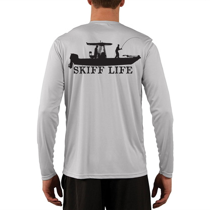 T-Top Boat Shirt Design Long Sleeve Mens Fishing Shirt - Skiff Life