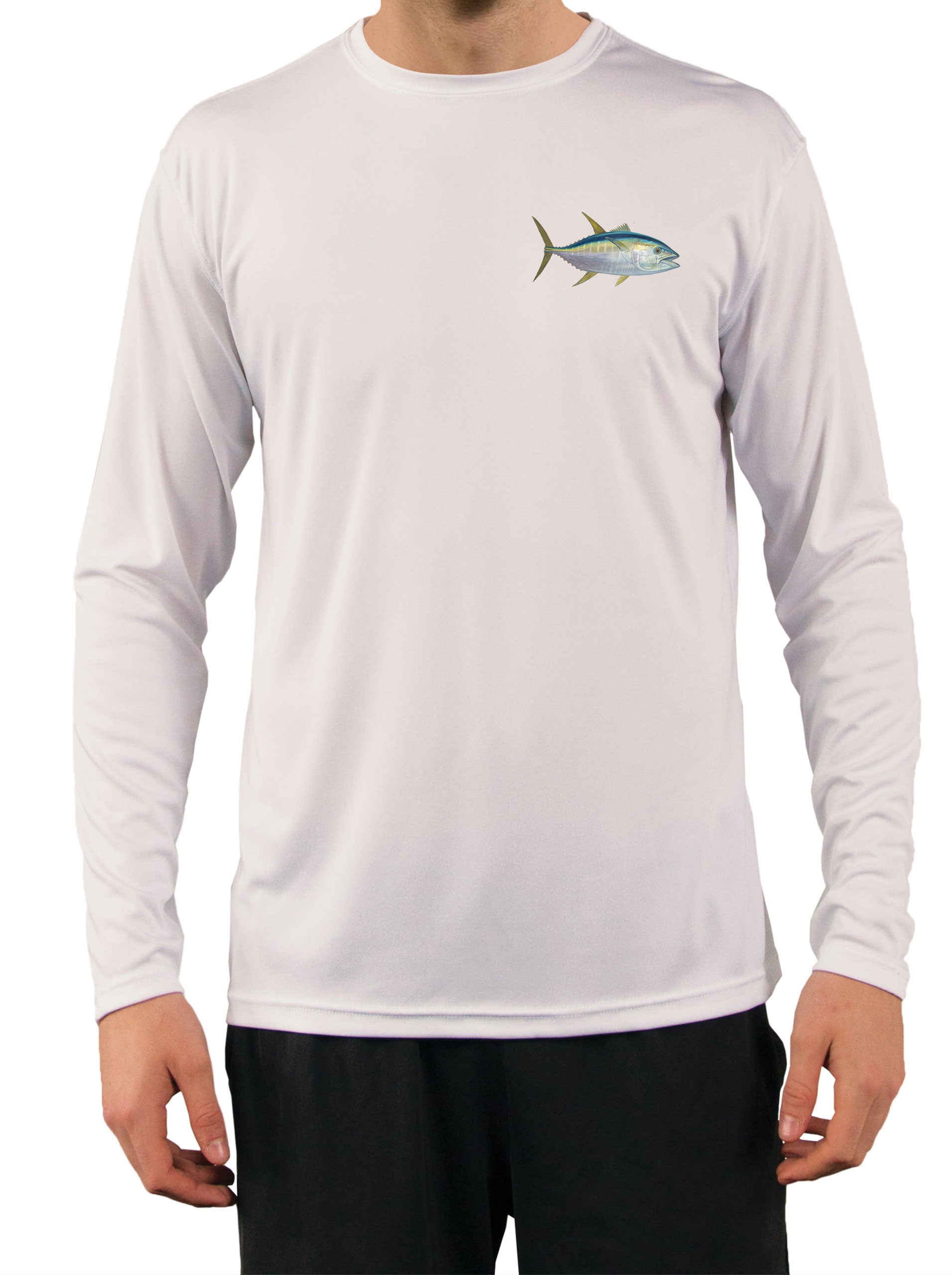 Big and Tall Mens Clothing - UV Protected Fishing t Shirt +50 Sun  Protection with Moisture Wicking Technology - Up to 4XL