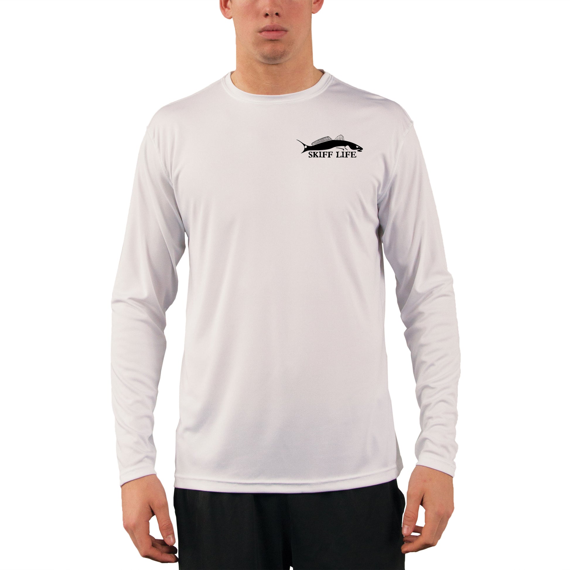 Large Mouth Bass Men's Fishing Shirts - Long Sleeve, Moisture Wicking, –  Skiff Life