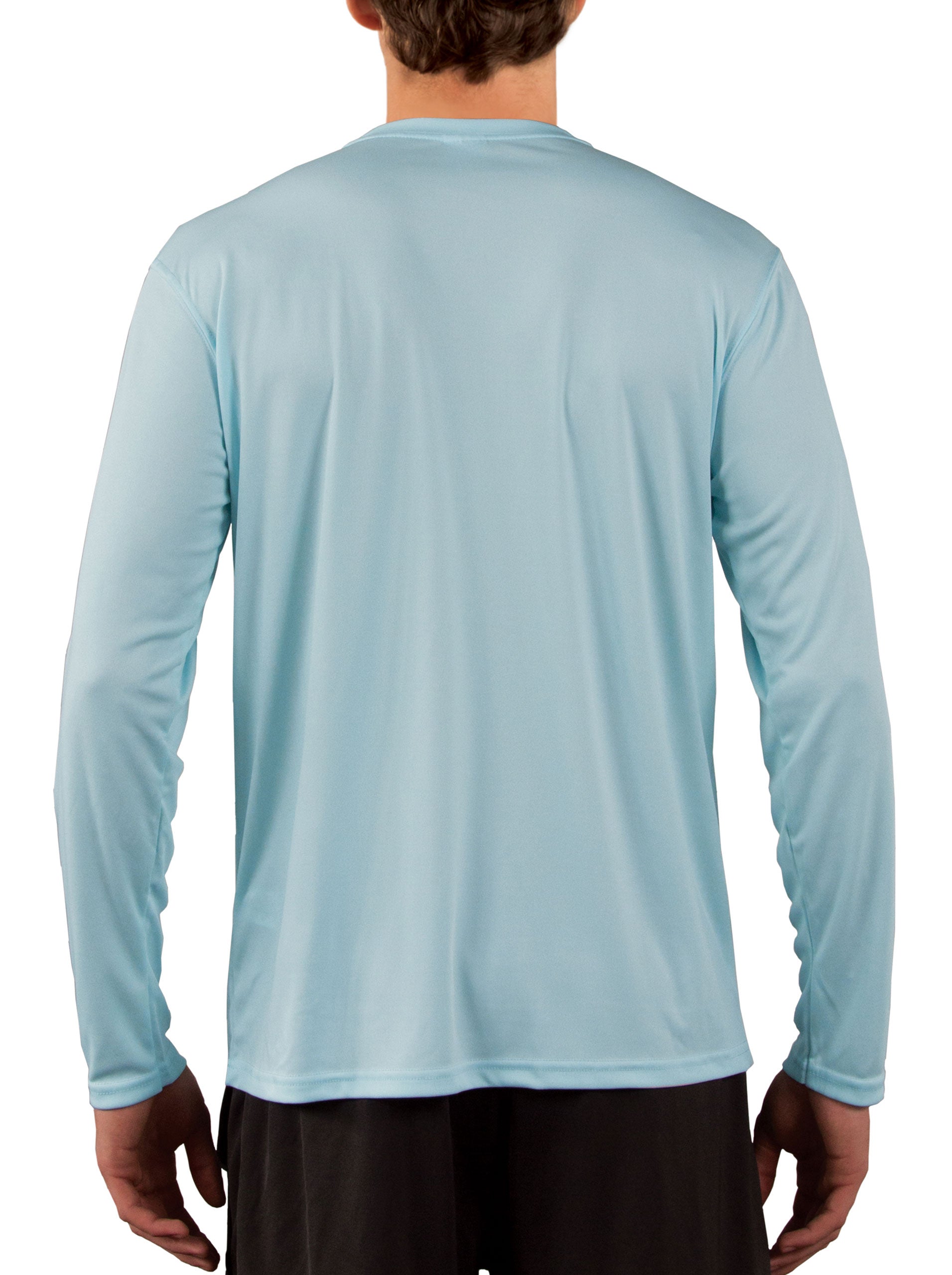 qualidyne Men's UPF 50 Sun Protection Shirt Long Sleeve SPF Fishing Hiking  Shirt for Men Lightweight UV Protection Clothing