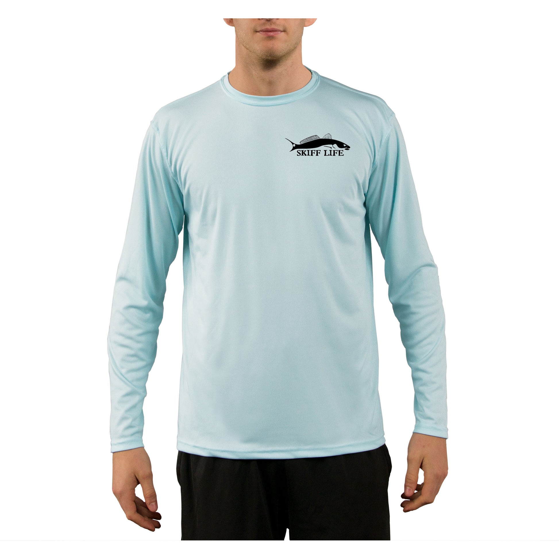 Bass Fishing Performance Dry-Fit 50+ UPF Sun Protection Shirts -Reel Fishy Apparel 3XL / Gray S/S - unisex
