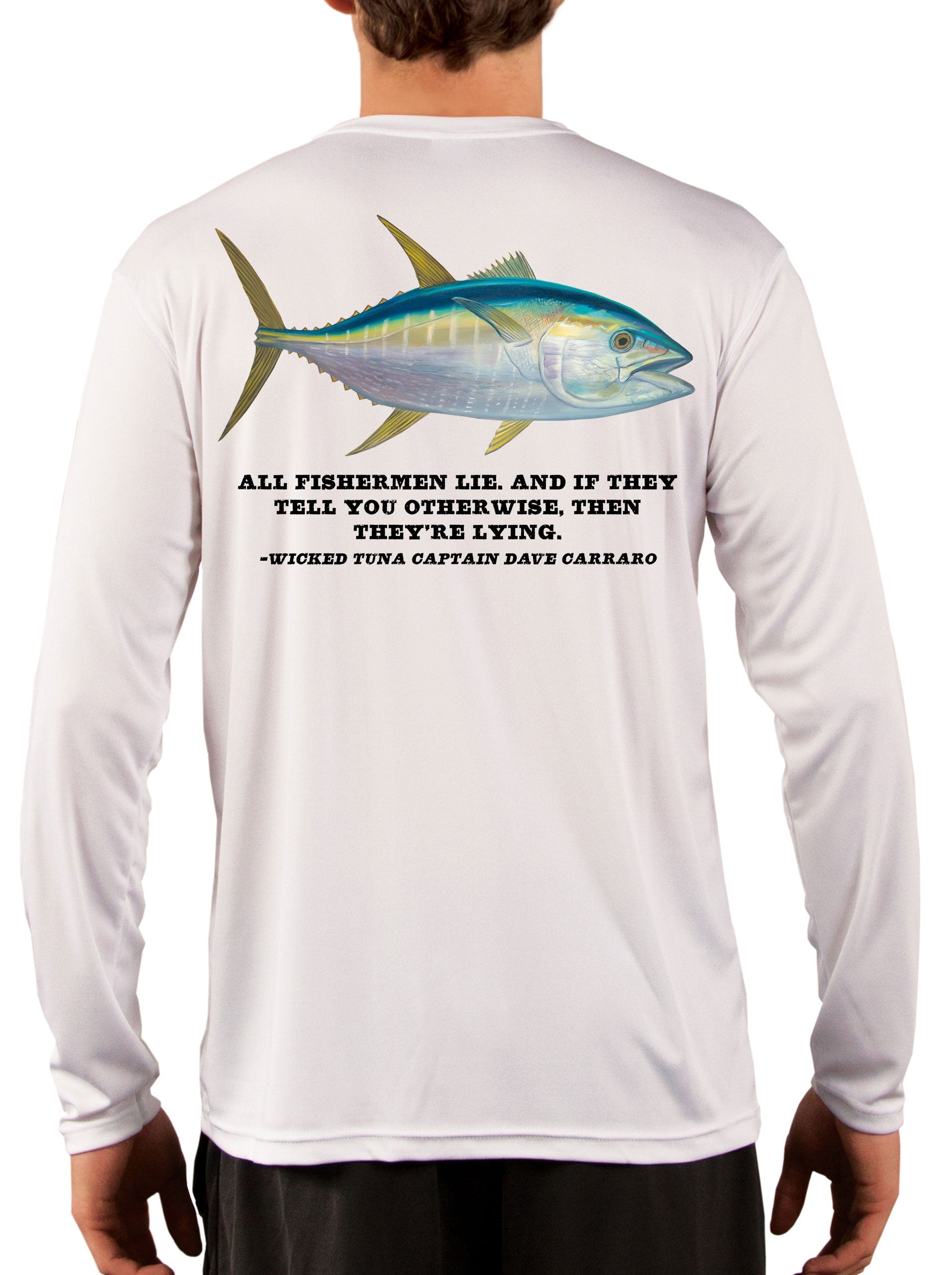 Big and Tall Mens Clothing - UV Protected Fishing T Shirt +50 Sun Protection with Moisture Wicking Technology - Up to 4XL 4XL / White