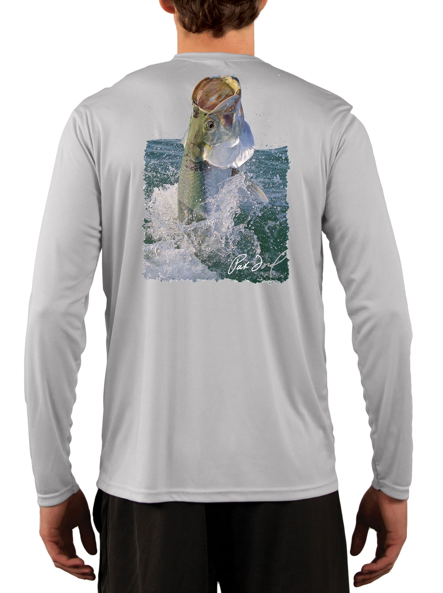 Skiff Life Fishing Shirt Snook Design 3XL / Pearl Gray