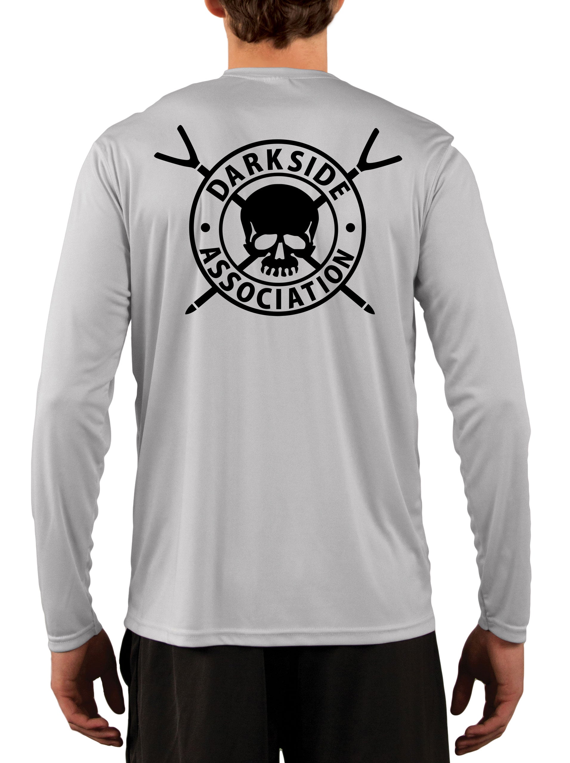 Darkside Association Skiff Fishing Shirts for Men Medium / Pearl Gray