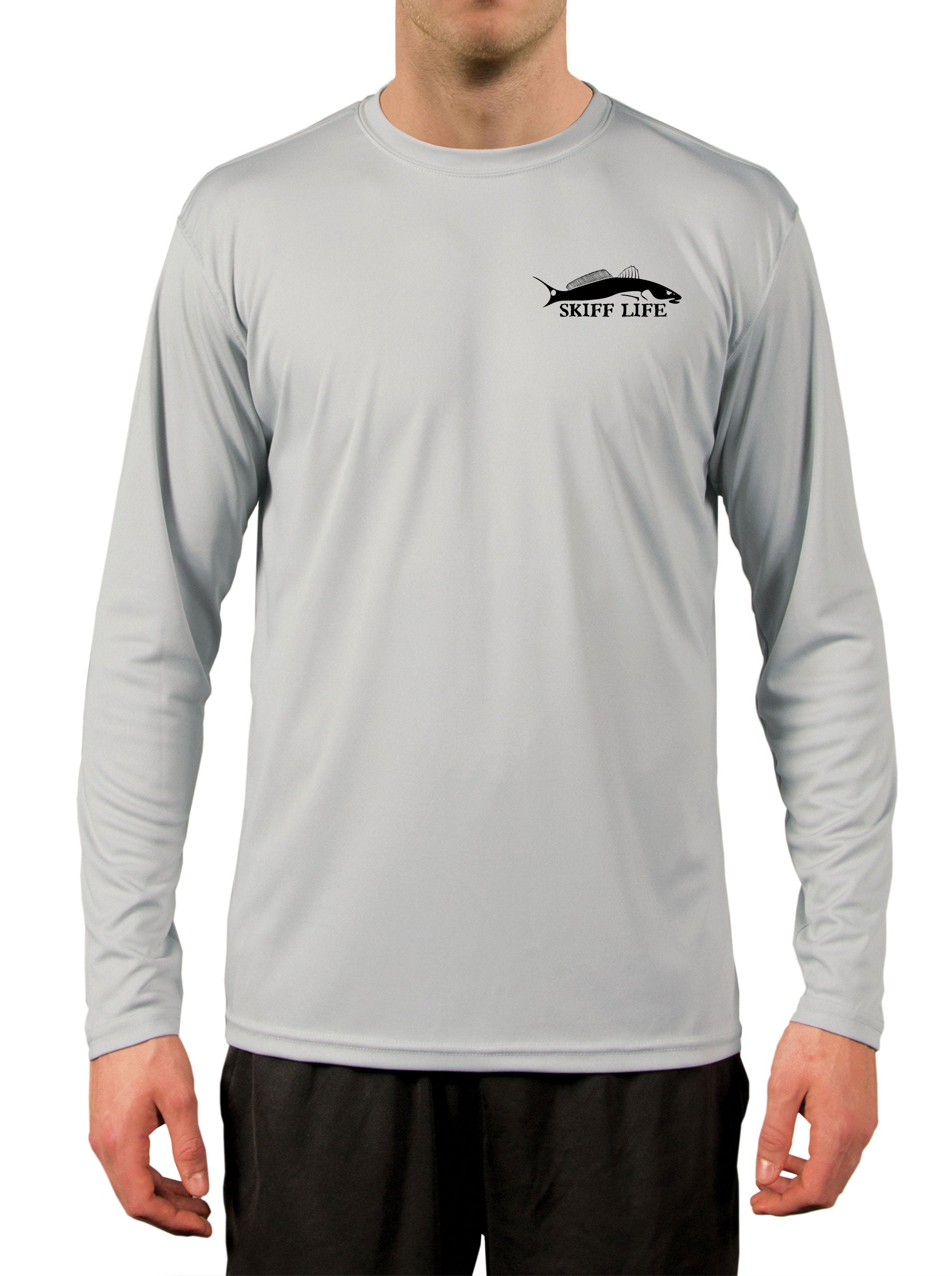 Habit Shirt Large Mens Solar Factor Fishing Vented Long-Sleeve Grey  Lightweight 