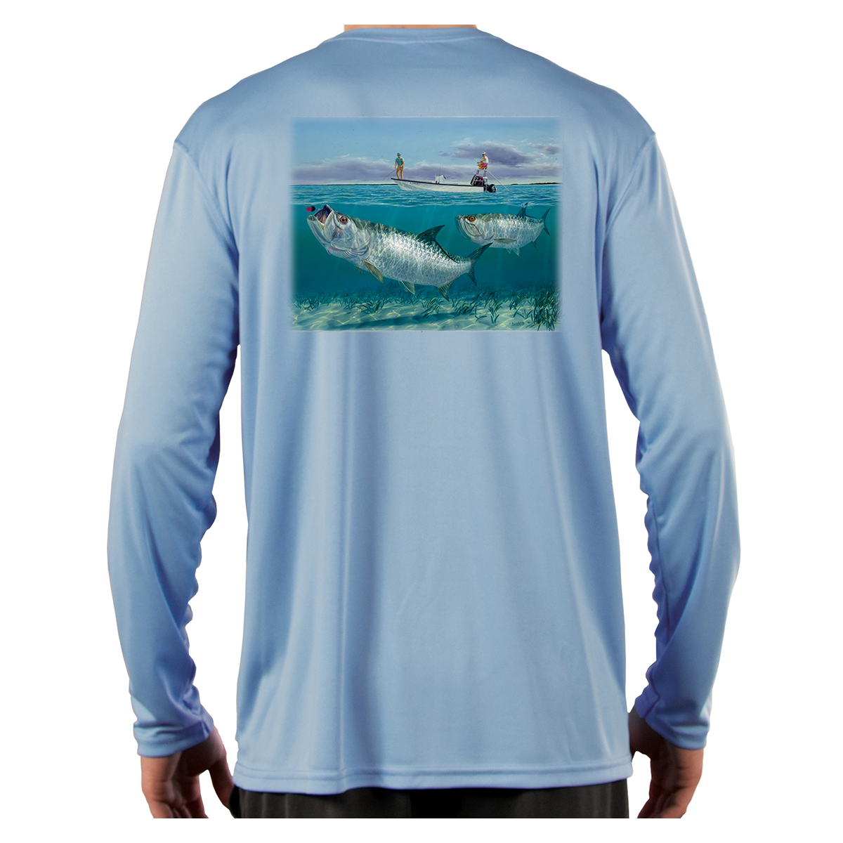 Tarpon Fishing Shirt 4XL / Columbia Blue