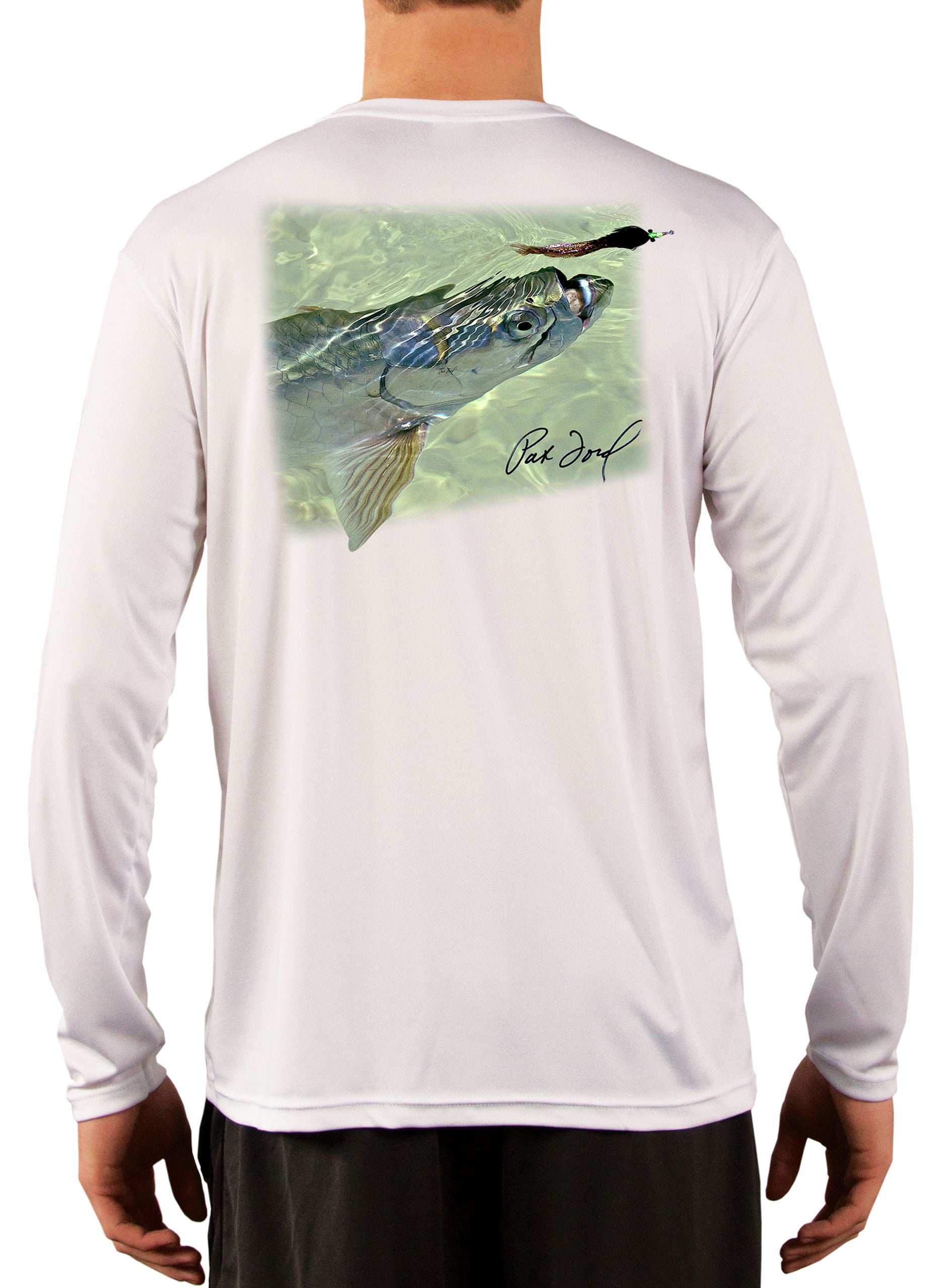 Tarpon Fly Fishing Shirt for Men by Pat Ford 3XL / White