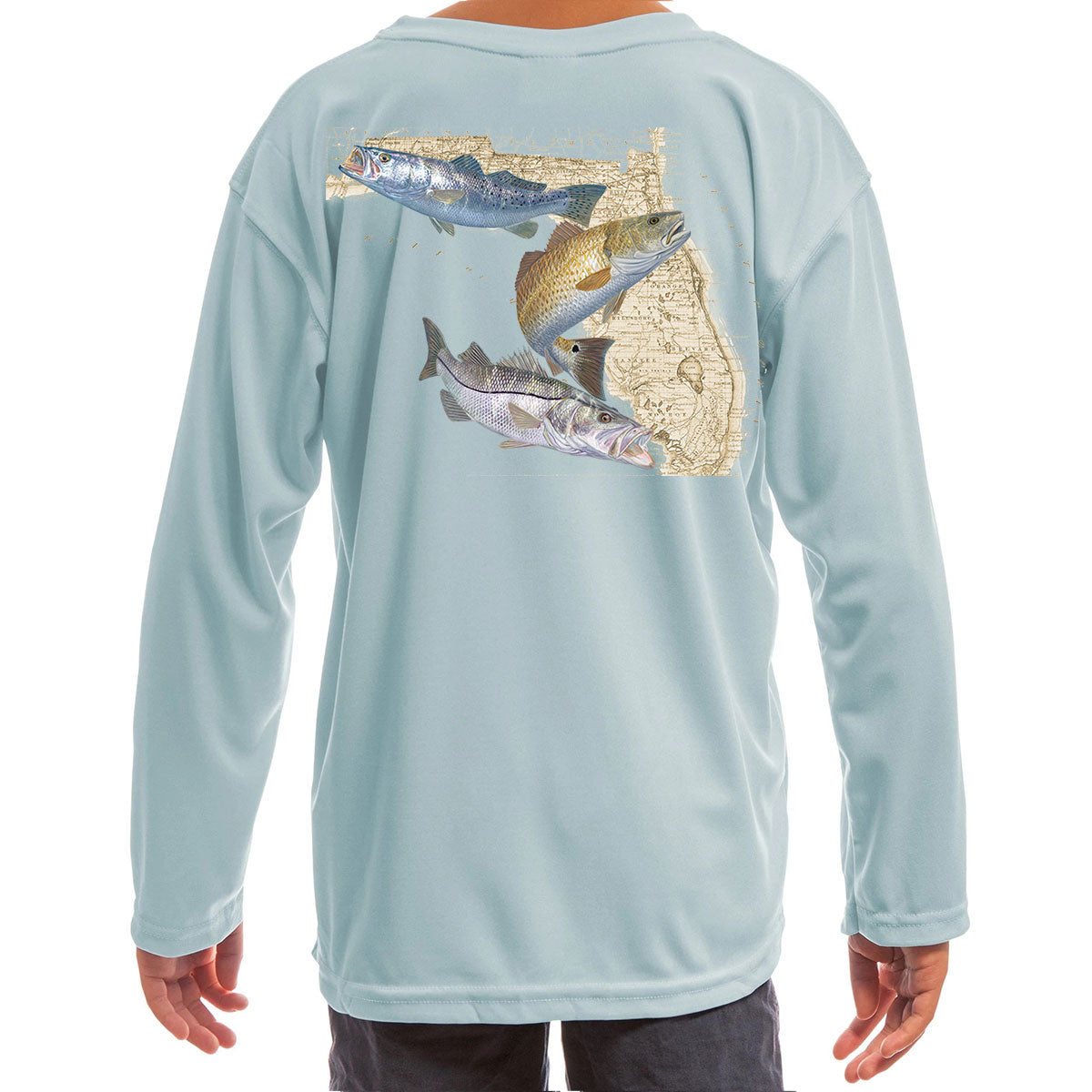 Youth/Kids Fishing Shirts Snook, Redfish & Trout – Skiff Life